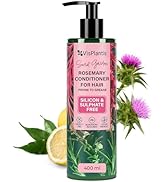 Vis Plantis Après-shampoing au romarin pour femme avec chardon-Marie et extrait de mélisse - 400 ml