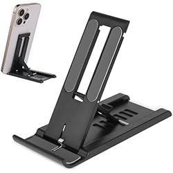 Soporte Para Celular Escritorio Amaxiu Soporte para teléfono celular, soporte plegable de 6 velocidades para teléfono celular, mini soporte portátil para tableta, soporte de escritorio para teléfono móvil, soporte para teléfono