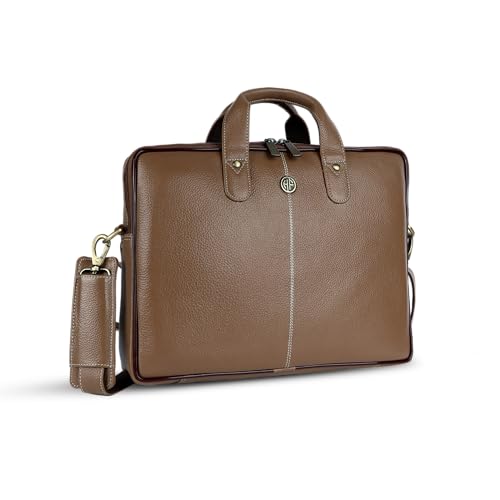 HAMMONDS FLYCATCHER Men Genuine Leather Office Bag - Laptop Bag -...