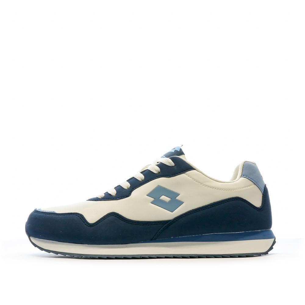 Lotto Twenty 2 Men's Ecru/Blue Sneakers
