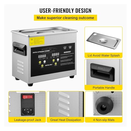 Machine à laver portable à ultrasons 6L pour vaisselle - 8