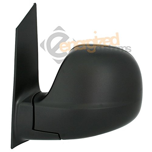 Brand New Aftermarket Manual Adjustment Type Wing Door Mirror Passenger Side With Black Cover