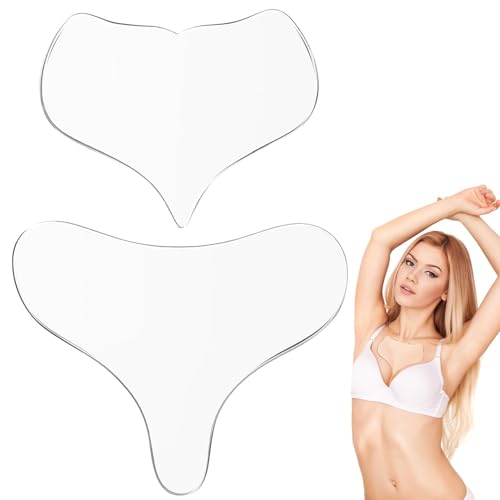 2Pcs Silicone Chest Wrinkle Pads
