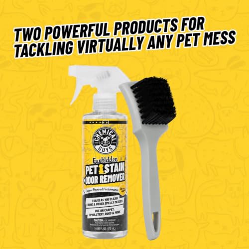 Chemical Guys, Pet Mess Cleaning Kit, Furbidden Cleaner & Interior Brush - image 2