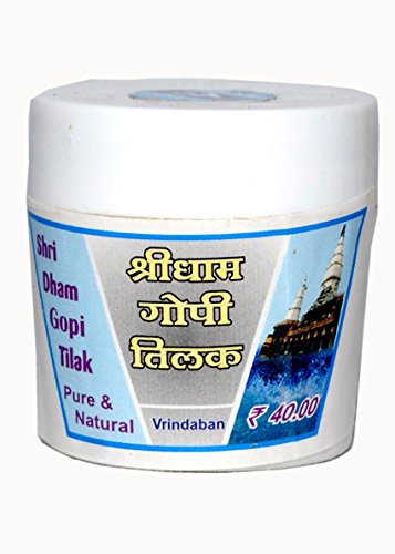VRINDAVANBAZAAR.COM Liquid Gopi Tilak Pure Natural Gopi Chandan Multi Purpose Use Devotee Scented Tilak Liquid Natural Gopi Chandan tika Tilak for Home Décor | Worship Accessory (50 GMS Pack)
