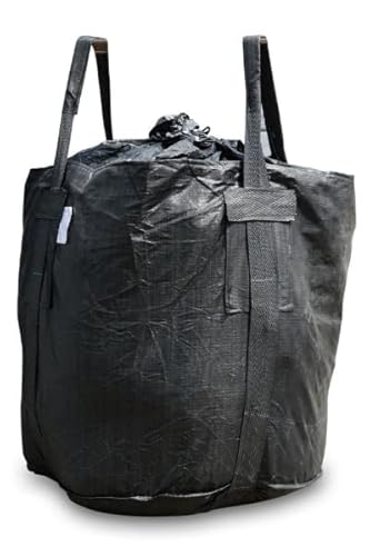 【10枚セット】【法人様限定】3年耐候性 大型土のう φ1100 土嚢 フレコンバック コンテナバック トン袋 トンパック フレコン SDM-002BK-3 薄手タイプ・PE他・口紐付