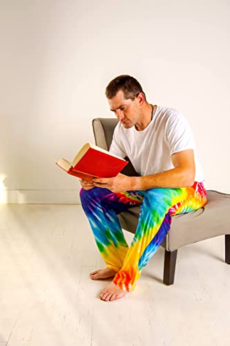 Tie Dye Lounge Pajama Pants - Ultra Soft Silk Pant Bottoms For Women And Men (Xx-Large) #TOP4