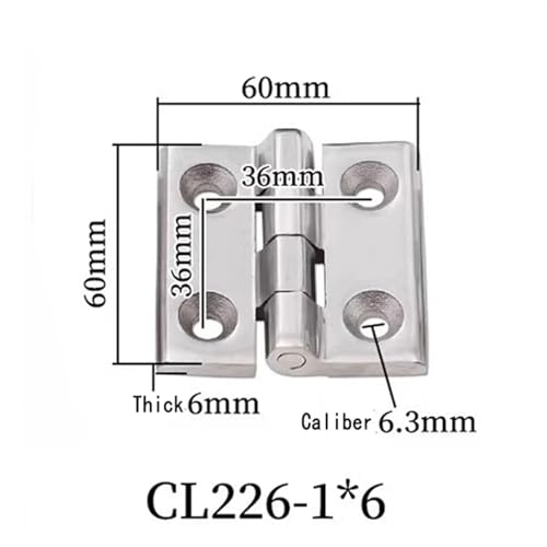 Charnière invisible CL226 en acier inoxydable poli pour meuble durable - 3