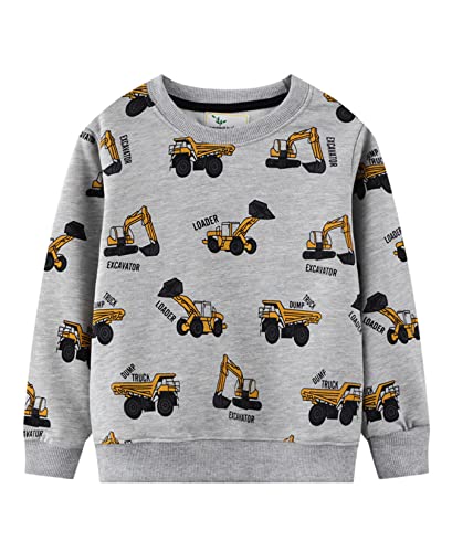 Image of LOKTARC Toddler Boys Graphic Crewneck Sweatshirts 2-Pack, Sizes 2T-7