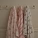 GLLQUEN BABY Muslin Swaddle Blankets 4-Pack Breathable Receiving Blankets (35