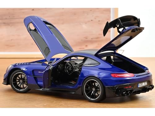 Modelo a escala 1:18 Mercedes-AMG GT Black Series Azul miniatura 3