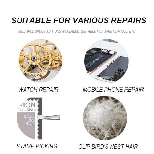 Stamp Tweezers, Stainless Steel, Portable, Universal, Collector's Tool - Image 4