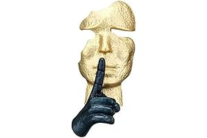 Be Heard & Seen Gold Mask Enamel Lapel Pin _ Thinker Pin Gold