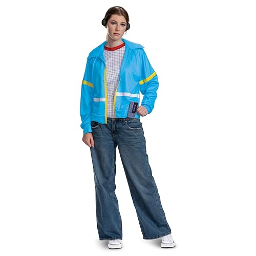 Disguise Max Adult Costume, Official Deluxe Stranger Things Costume Set with Top and Headphones, Size (18-20)