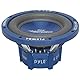 1 Pyle PLBW84 Blaue subwoofer Automobil von 300 watt rms e 600 watt max 8 20 cm 200 mm tiefton Lautsprecher dvc verdoppelt Spule 4 + 4 ohm, 1 Stuck