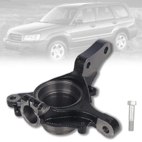 Front Left Steering Knuckle Compatible with Subaru Baja 2003-2006, Forester 2000-2008, Impreza 2000-2007, Legacy Outback 2000-2004, Replace 28313-AE030