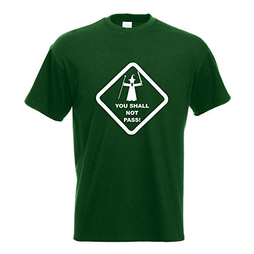 You Shall not pass! T-shirt motiv tryckt rolig design tryck