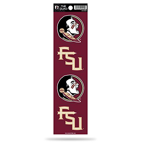 NCAA Die Cut 4-Piece The Quad Sticker Sheet