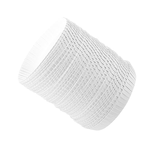 COLLBATH Paper Mug Covers Hot Cup Lids 100 Pack Drink Lids for Ktv Restaurant Tea House