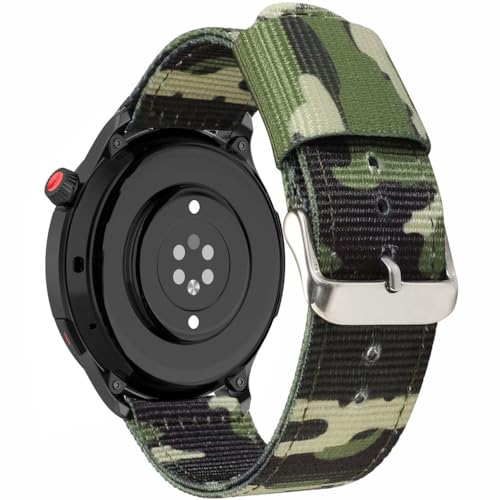 ESTUYOYA Watch Band 22mm Camo Compatible with Amazfit Bip 5/Balance/GTR 4/GTR 3 Pro/GTR 3/GTR 2/GTR/GTR 47mm/Stratos 3 - Image 2