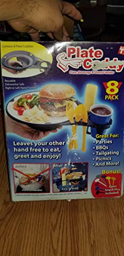 Picnic Plate Caddy- set of 8