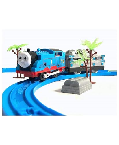 Image of Cable World Battery-Operated Express Toy Train Set for Kids 3+ | Railway Tracks | Adventure Train with Lights, Sound, | Educational Toy | Ideal Gift | Fun & Learning