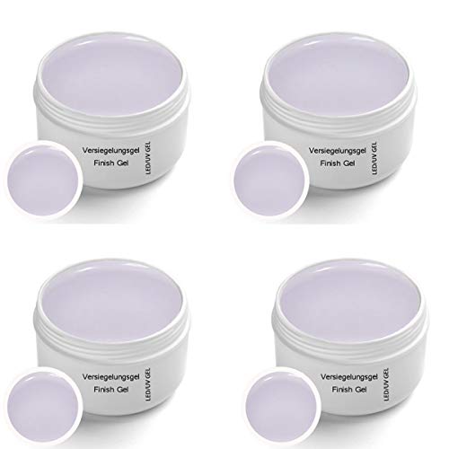 Gel classique Finition UV transparente - 4 x 30 ml - UV Finish Gel Cover