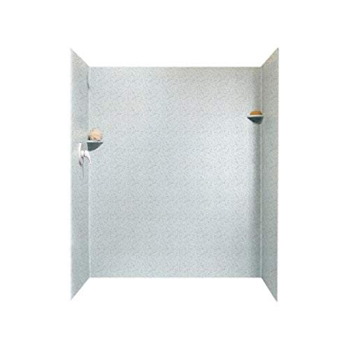 Swanstone SK-346072-053 Solid Surface 3 Panel Shower Side and Back Wall, Tahiti Gray #1