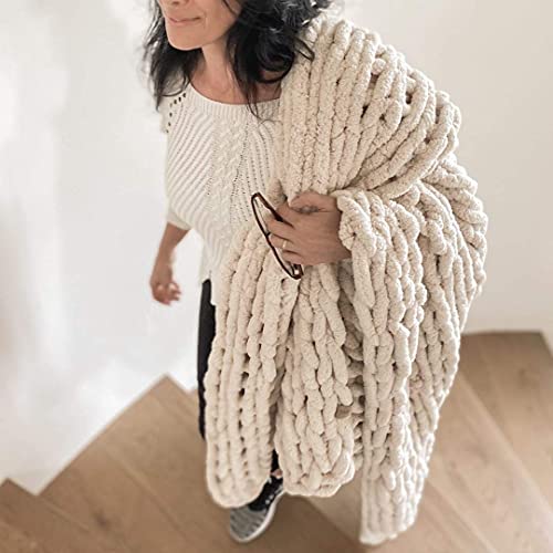 Chunky Knit Oversized Blanket