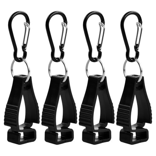 xianynow 4 Pcs Handschuh Halterung Handschuhe Clips Halter Tarp Clip Arbeitshandschuh Grabber Handschuhhalter Starker Griff Arbeitssicherheit Clip für Arbeit Handschuh den Bau Schlüssel Helm Handtuch