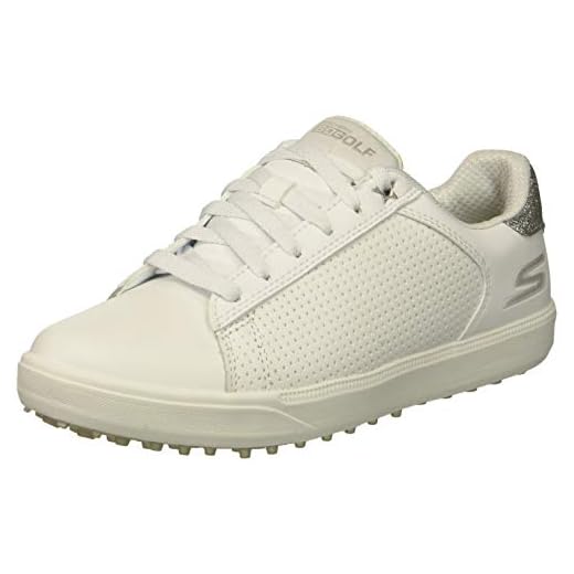 FJJLOVE Frauen-Golfschuhe, High-Top Golf Sneakers wasserdichte Beiläufige Walking Schuh Atmungsaktiv No-Slip-Laufschuhe,Rot,39 8 Skechers Damen Spikeless Waterproof Golf Shoe Drive 4, Golfschuhe ohne Spikes, wasserdicht, weiß/Silber, 39 EU