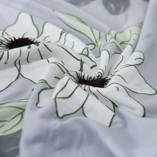 Housse de canapé extensible fleurs protecteur intégral 190-225cm - 4