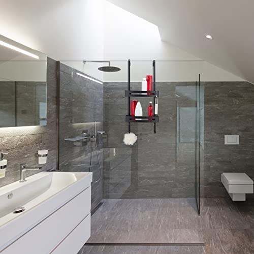 Relaxdays Mensola Portaoggetti da Doccia da