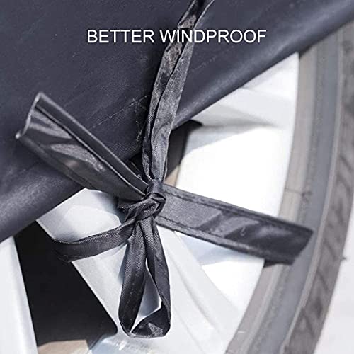 Image of Car Cover Compatible with Mercedes-Benz SLK /SLC 180 200 230 250 250d 280 300 320 350 250 CDI 32 AMG 55 AMG, Waterproof Dustproof Weatherproof Car Tarpaulin with 4 Windproof Straps