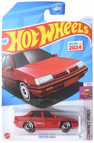 Mattel Hot Wheels Proton Saga Compact Kings 1:64 rojo