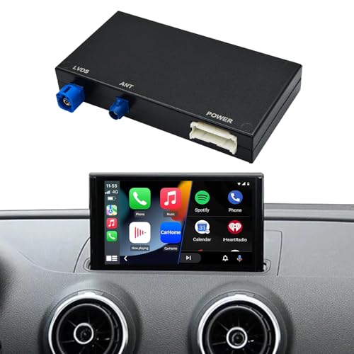 Comandi originali mantenuti: conserva la funzionalità di tutti i comandi di fabbrica, inclusi i pulsanti sul volante, il joystick e le telecamere posteriori, aggiungendo al contempo il controllo vocale e le funzionalità CarPlay.