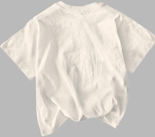 Image of Jawdrobe Cotton Blend Oversized Fit Half Sleeve Printed Round Neck T-Shirt for Women