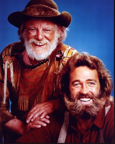 Posterazzi Denver Pyle And Dan Haggerty Posed For The Life And Times Of Grizzly Adams Photo Print (8 x 10) - Item # MVM56943