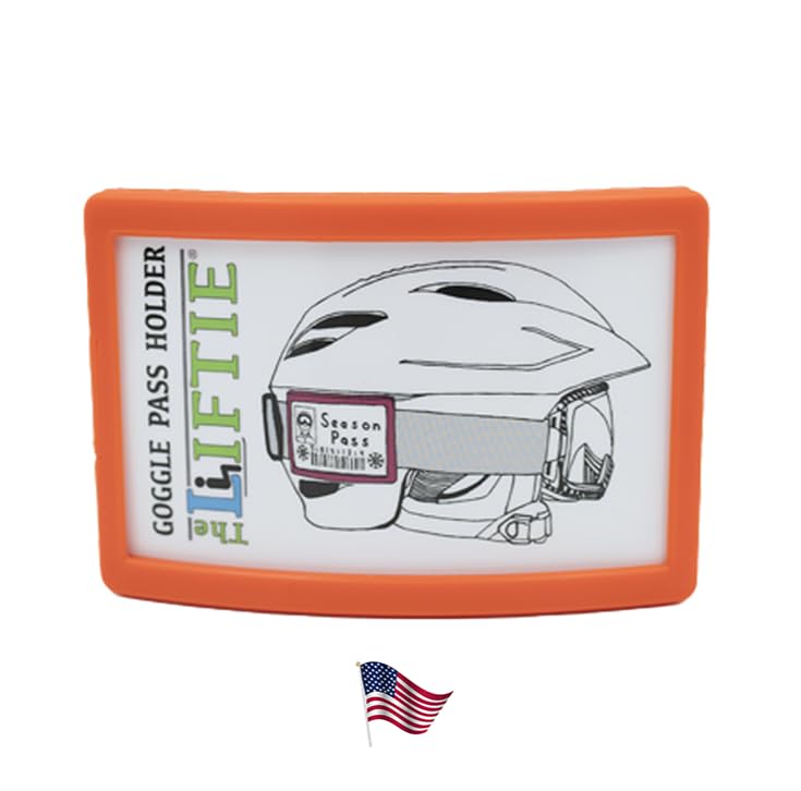 The Liftie Ski Pass Holder Orange
