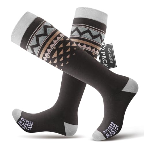 OutdoorMaster Ski Socks, Snowboarding Socks for Men & Women