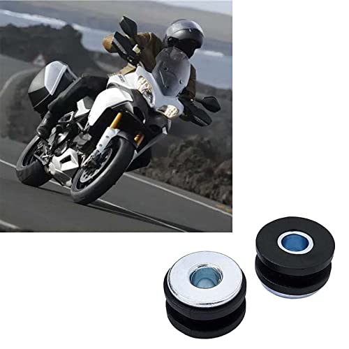 40 Sets Motorrad M6 Gummidichtungen Kit Fairing Cowling Pieces Puffer Washer Pressure Relief Cushion Universal für die meisten Motorräder