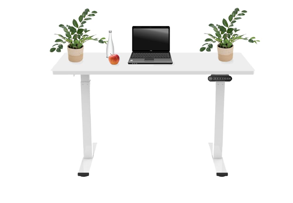 Better Home FlexiDesk DM1 höhenverstellbarer Schreibtisch | Dualmotor Tischgestell | Memory-Funktion | 100 kg Belastungskapazität | 4 Stufen programmierbar