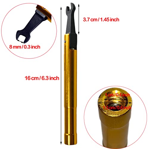 ThreeH Drehmomentschlüssel für SMA 8 mm HF Steckverbinder 1 Nm Hochpräzise Elektrommunikation Koaxialadapter Konverter Mikrowellenmessungen