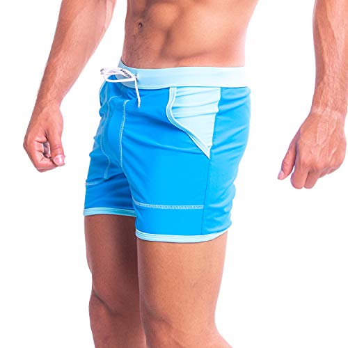 Taddlee Men Swimwear Swim Boxer Trunks Board Surf Briefs Quick Dry Pocket Shorts2