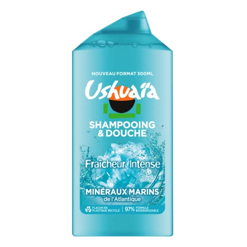 Ushuaïa Homme Shampooing Douche Minéraux Marins, 300ml