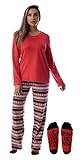 Just Love Womens Microfleece Pajama Pants Set with Socks 6734-10332-2X