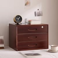 Amazon｜MJKQ9 鍵付き 引き出し スタイル1 木製 収納ボックス 大容量