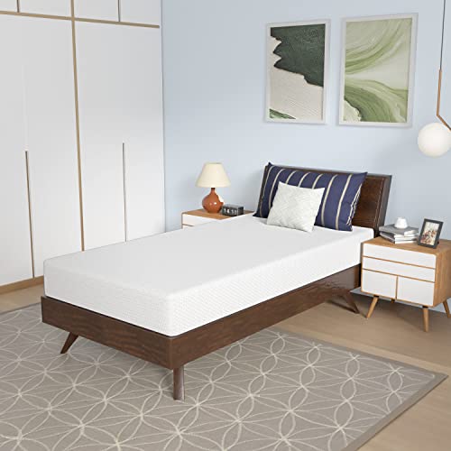 Image of PayLessHere Memory Foam Mattress Cooling Gel Bamboo Charcoal Infused 8 inch CertiPUR-US Certified Breathable Bed Mattress Supportive & Pressure Relief,Fiberglass Free,White Twin