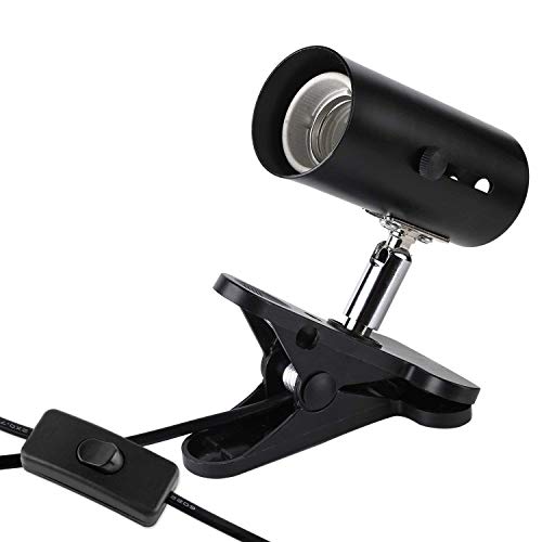 Wuhostam Reptile Clamp Heat Lamp Fixture Holder, Suitable for Aquarium, Reptiles, Brooder Coop