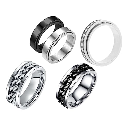 Anneau de bande de perles bague anti-noircissement pour doigts sensibles